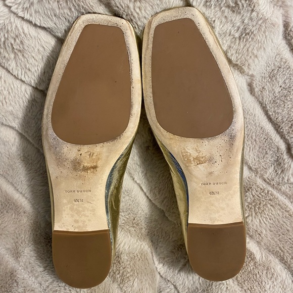 Tory Burch gold flats 6.5 M - Picture 7 of 10